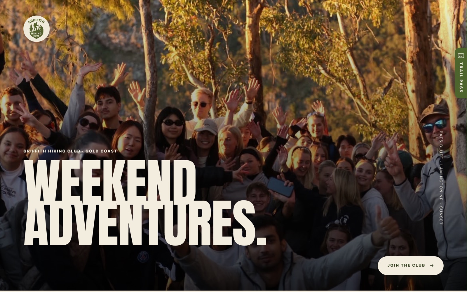 Griffith Hiking Club homepage